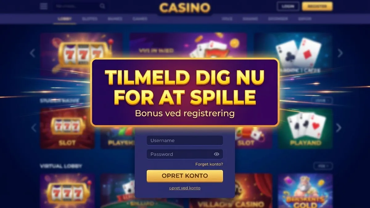 Tilmelding med bonus